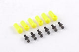 Fastrax Ball Cups (6) Yellow w/Ball Studs