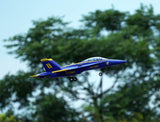 Xfly Twin 40mm F-18 Edf 705mm Jet Without Tx/Rx/Batt - Blue