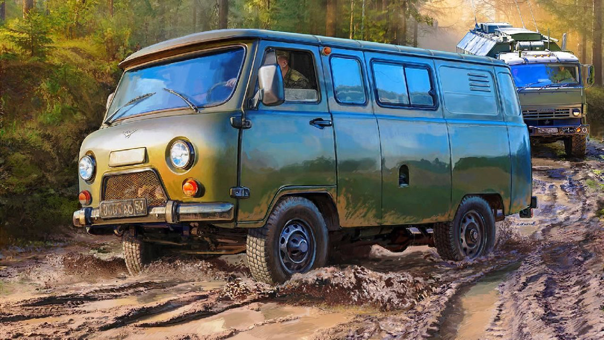 Zvesda UAZ 3909 Russian Military Van