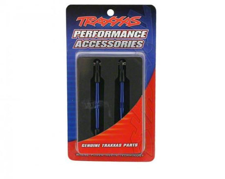 TRAXXAS Turnbuckles, blue-anodised, toe links, 59mm (2)