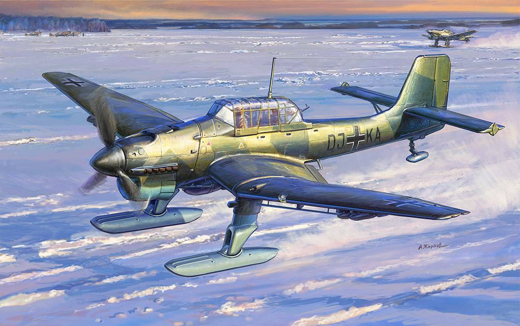 Zvesda Ju-87 Stuka w/Ski