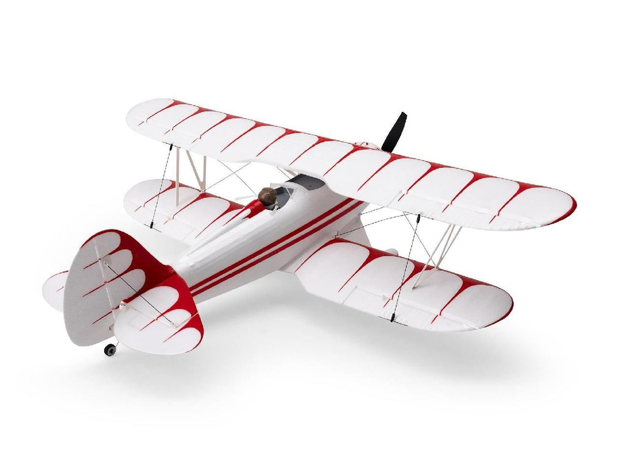 E Flite UMX WACO BNF Basic with AS3X and SAFE Select, White