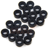 Yeah Racing Aluminum M3 Flat Washer 3mm 20Pcs Black