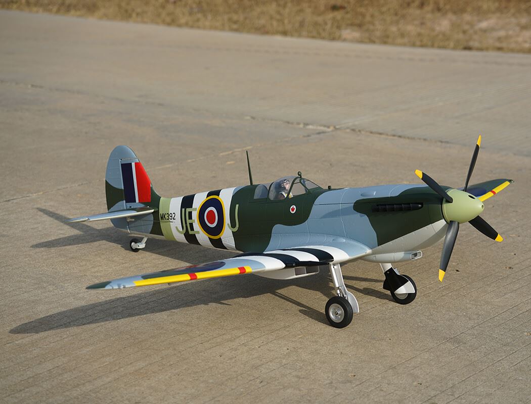 Xfly Supermarine Spitfire Mkix Green 1200Mm Without Tx/Rx/Batt