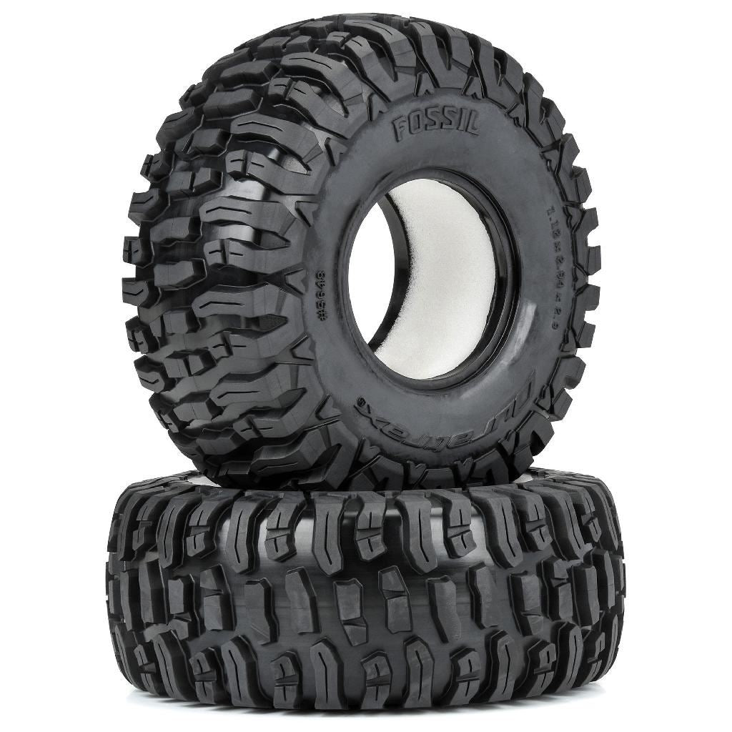 Duratrax 1/6 Fossil Front/Rear 2.9In Crawler Tires (2): Scx6