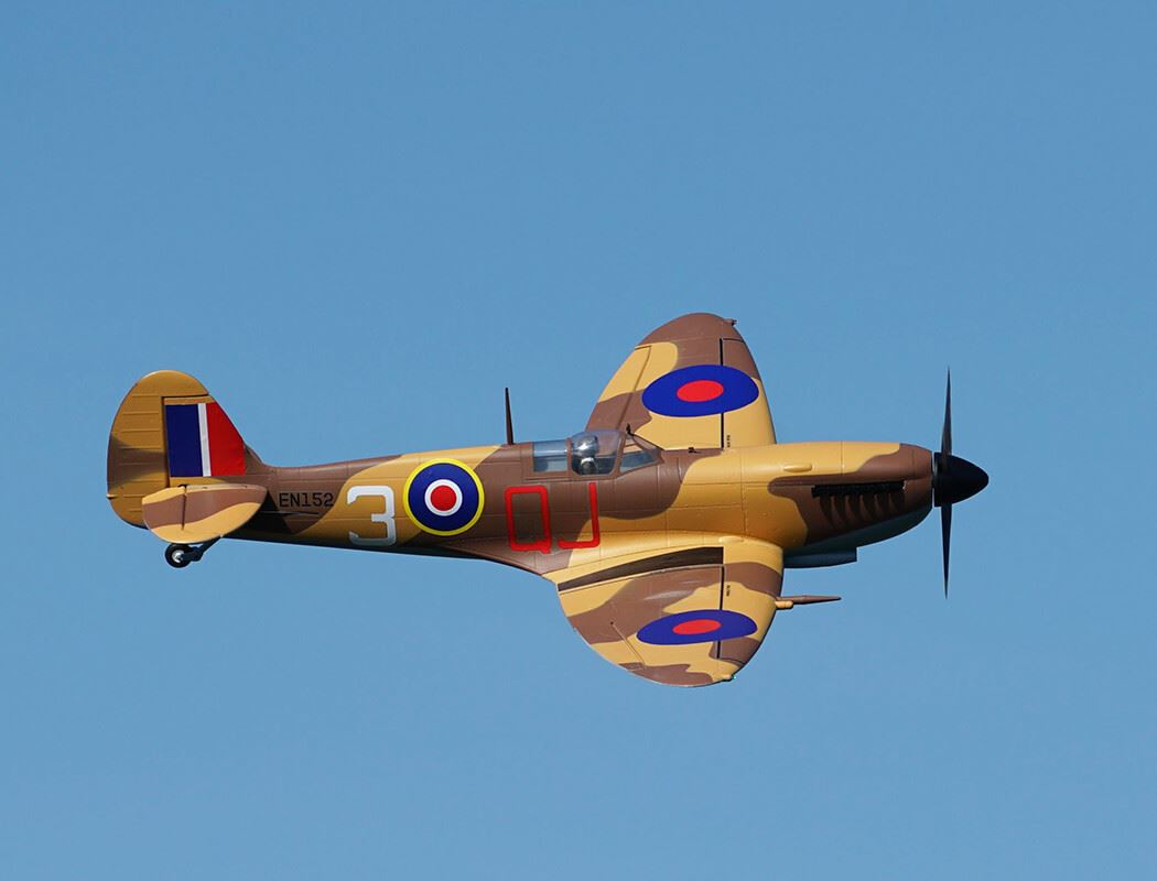 Xfly Supermarine Spitfire Mkix Brown 1200Mm Without Tx/Rx/Batt