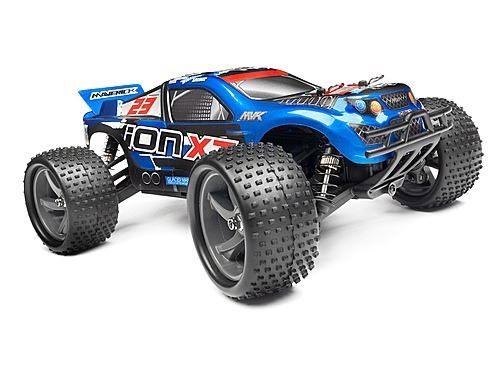 Maverick Truggy Painted Body Blue With Decals (Ion Xt)