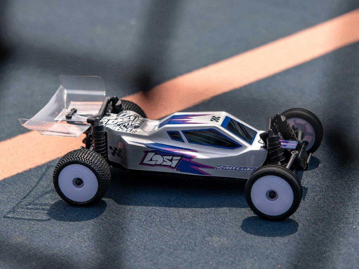 Losi 1/24 Micro-B 2Wd Buggy Rtr Silver