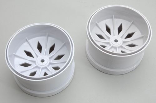 River Hobby Wheels (Pair) White - Blaze