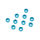 Yeah Racing Aluminum M3 Button Head Countersunk Washers Blue 10 pcs