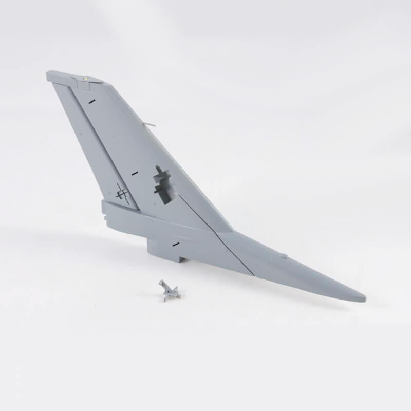 Fms 64Mm F-16 Vertical Stabilizer - Grey