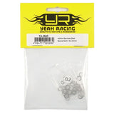 Yeah Racing 4x6mm Stainless Steel Spacer Set 0.1 0.2 0.3mm