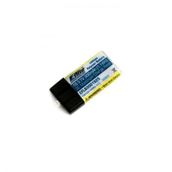 E-Flite 300Mah 1S 3.7V 25C Lipo Battery