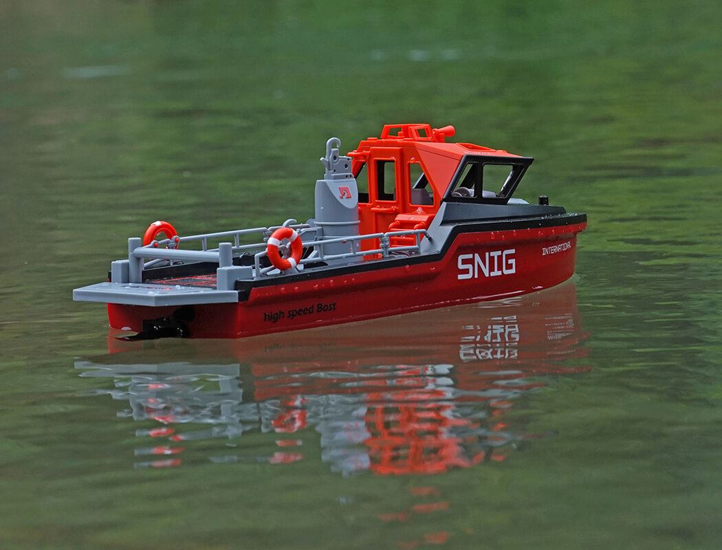 Heng Long Snig Rescue Rtr Boat Brushless 320Mm Length Black