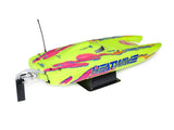 ProBoat Blackjack 24in V2 Catamaran Brushless: RTR, Heat Wave Visual