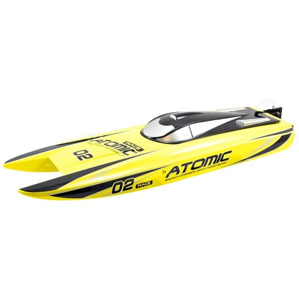 VOLANTEX RACENT ATOMIC 70CM B/LESS RACEBOAT RTR COMBO(YEL)