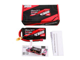 Gens Ace Li-Po Car G-Tech 3S 11.4V 4300mAh 60C with T-Type