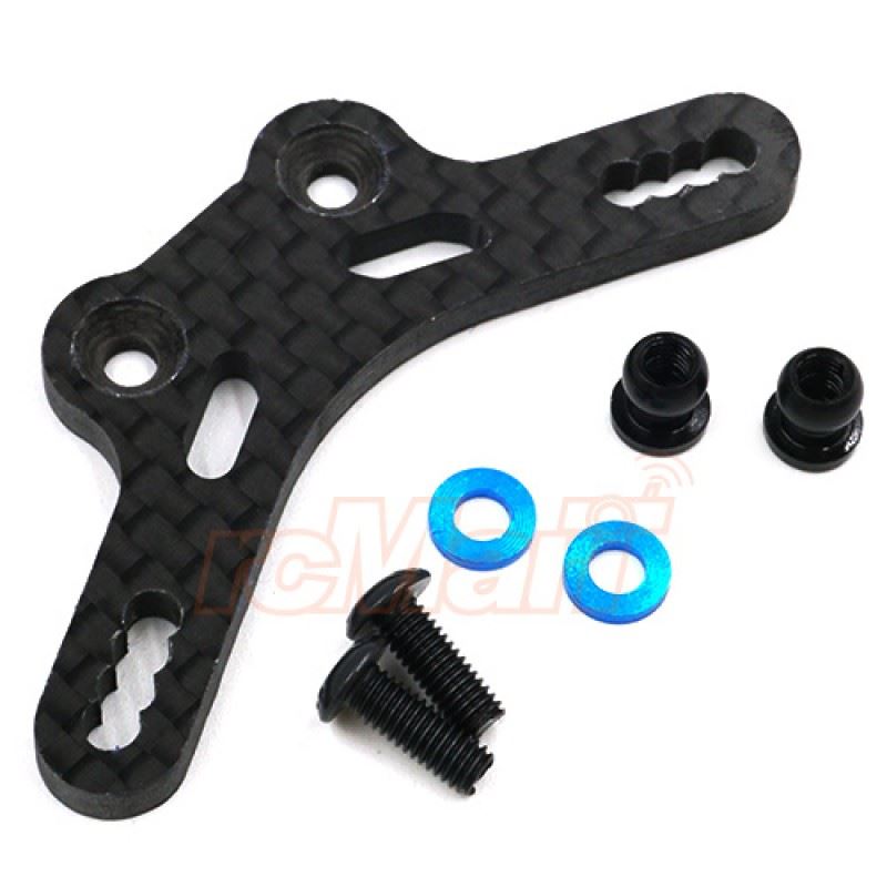 Yeah Racing Carbon Rear Damper Stay For Tamiya M07