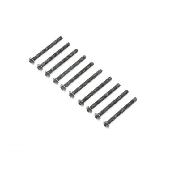 Losi Button Head Screws M3x30mm (10) (Losi235025)