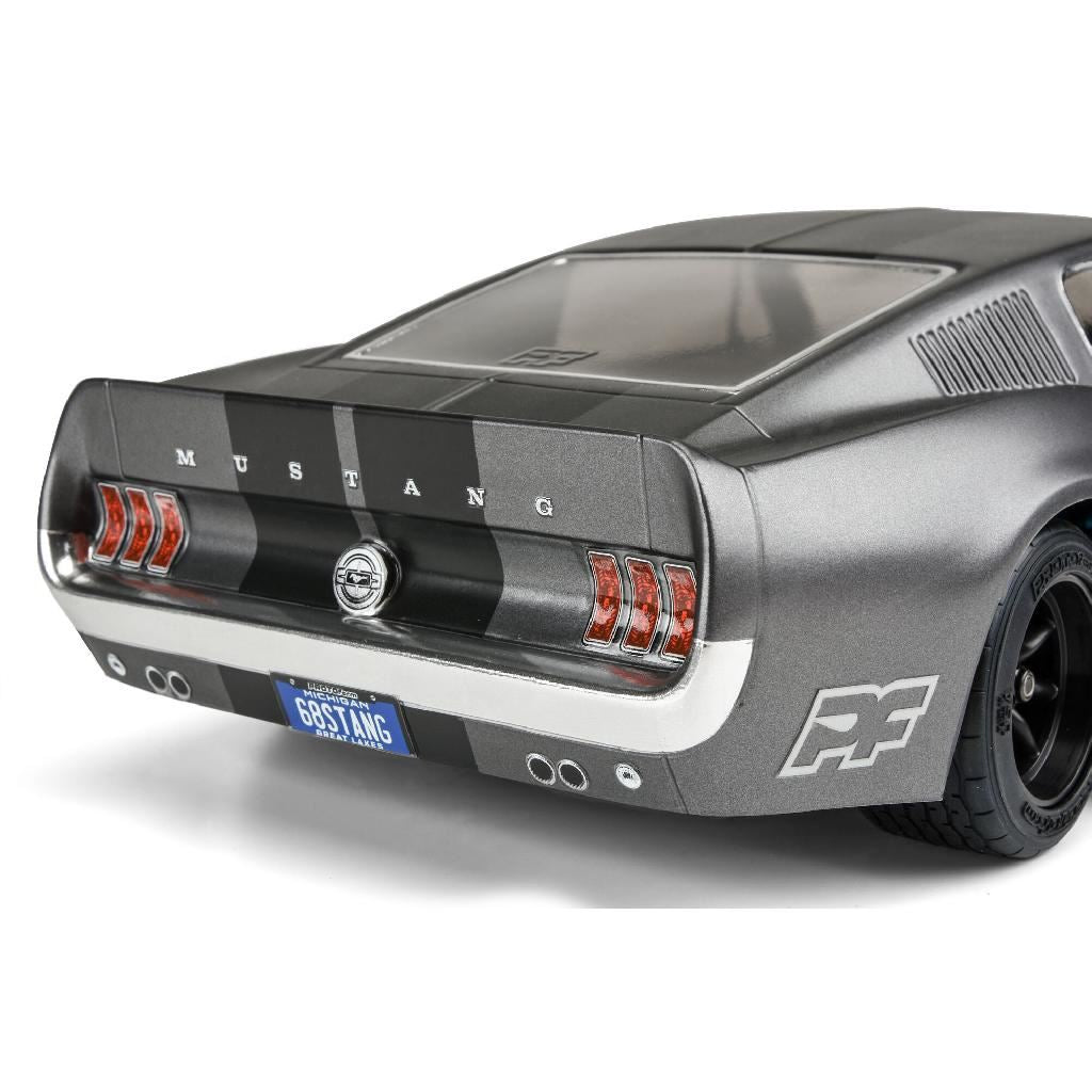 Prm 1/10 1968 Ford Mustang Clear Body: Vintage Trans-Am