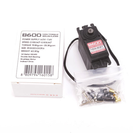 Highest HSB600 Hi Torque Brushless Servo