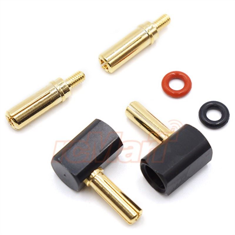 Yeah Racing Angle Type 4mm & 5mm Connector Plug