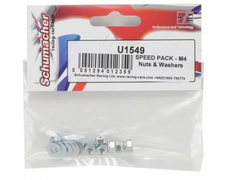 Schumacher Speed Pack - M4 Nuts & Washers