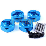 Yeah Racing Alloy Wheel Washer Set Thick 6mm (Bu) For 1/10 Rc Touring Drift Crawler Car