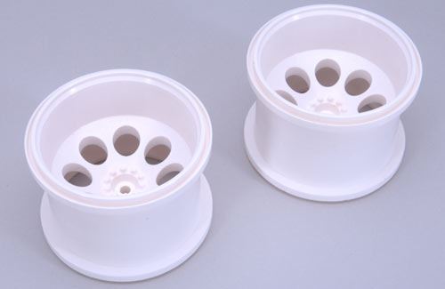 FG Modellsport Stadium Truck Wheels White (Pk2)