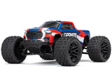 Arrma Granite Grom 4Wd Mt 1/18 Rtr Mega W/Lipo Batt/Usb Chg Bl/Red