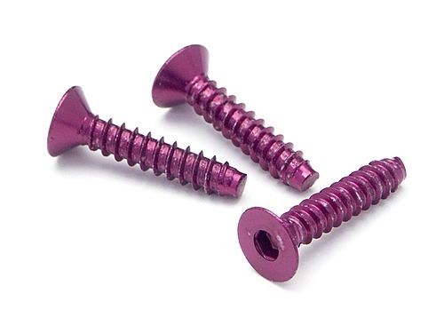 HPI Alu Tp Flat Hd Screw 3 X15mm Hex Socket/Purple/5Pc