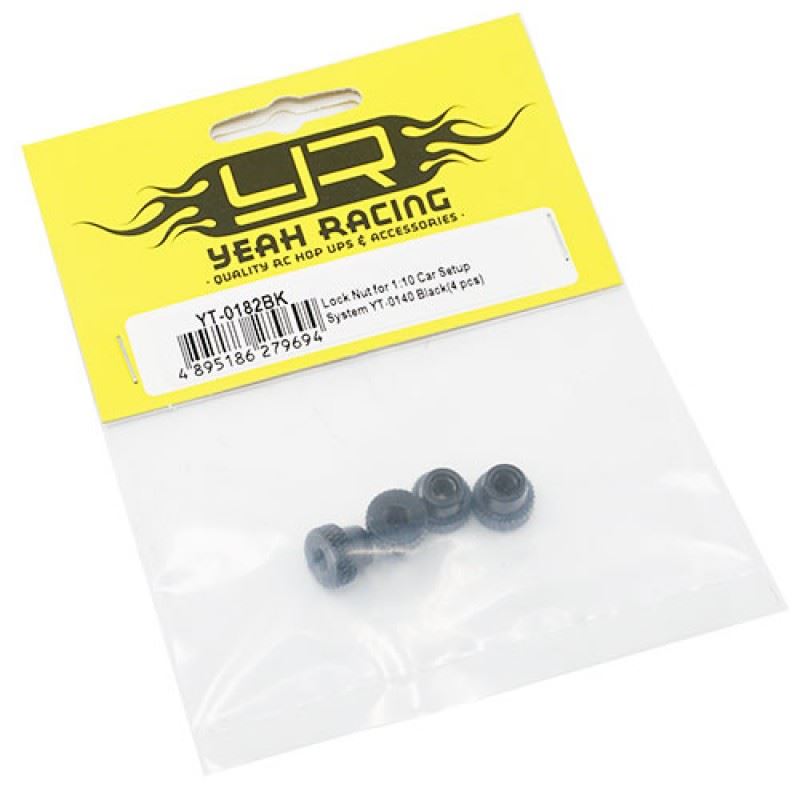 Yeah Racing Car Setup System Lock Nut for YT-0140 Black