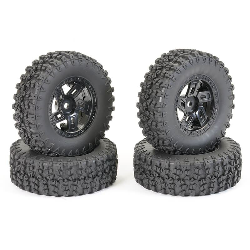 FTX OUTBACK MINI X/XP TRACKING A/T MOUNTED TYRE SET (4PC)