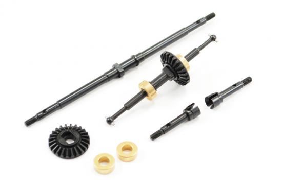 FTX OUTBACK MINI FRONT & REAR DRIVESHAFT W/MAIN GEAR (2PC)