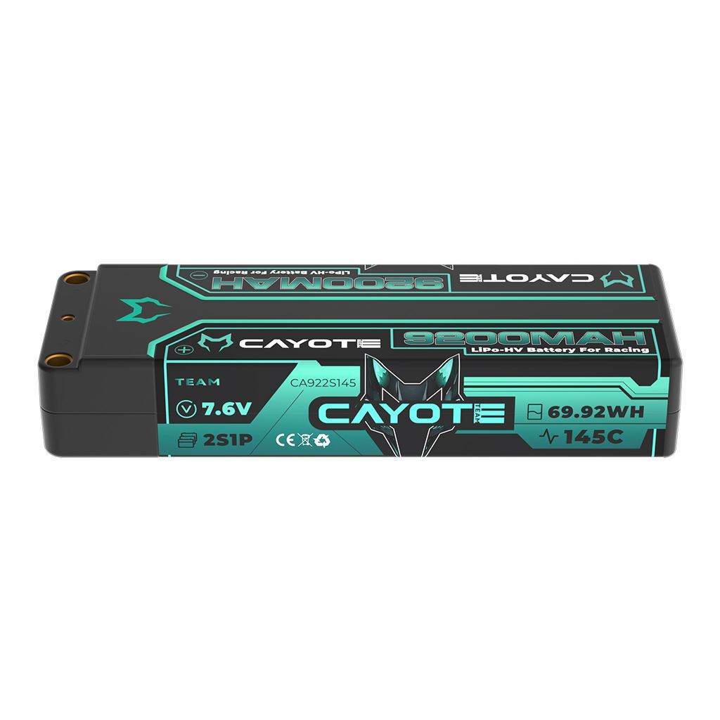 Cayote Lipo 9200Mah Hv Stick 7.6V 24.9Mm 319G