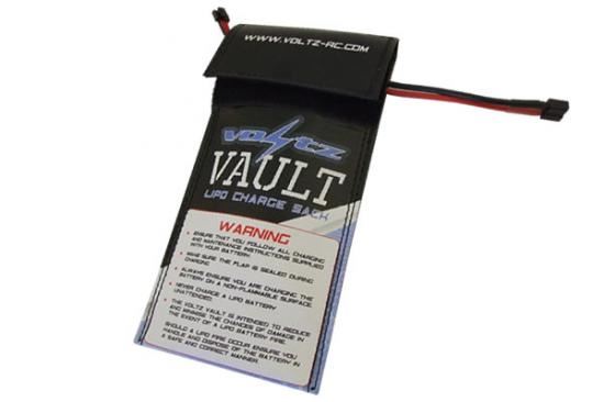 VOLTZ CHARGE VAULT LIPO SACK/BAG SMALL 10cm x 20cm