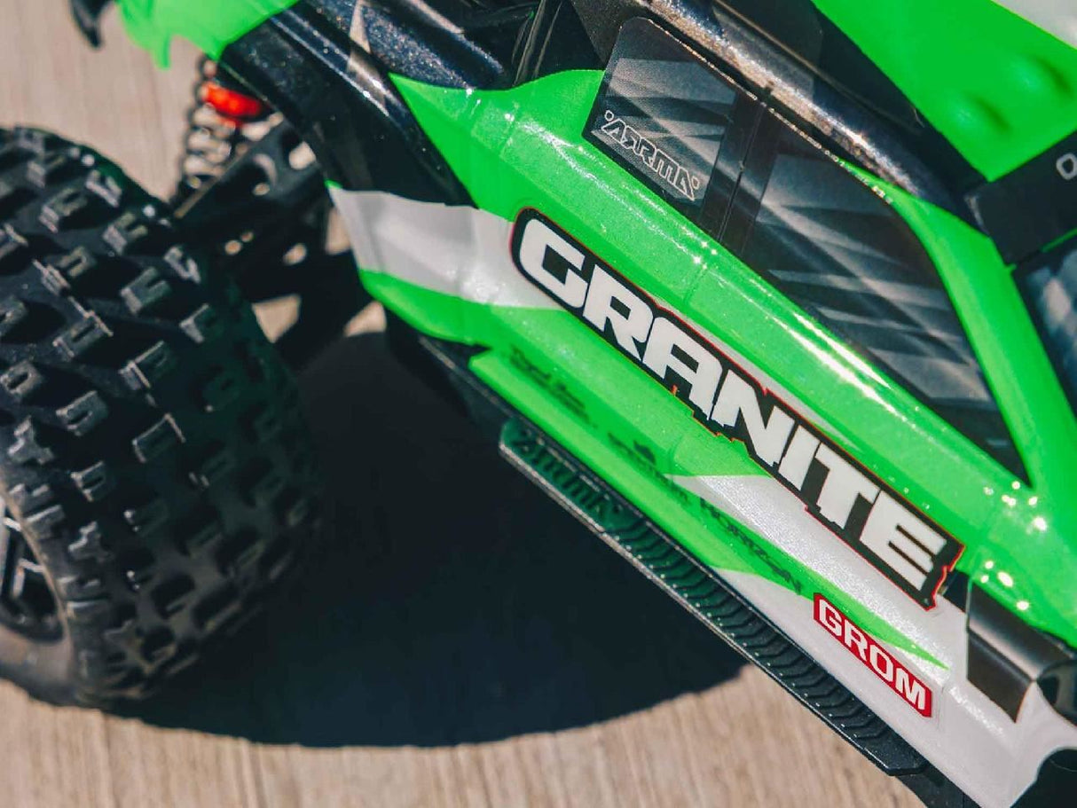 Arrma Granite GROM 4wd MT 1/18 RTR Mega w/Lipo Batt/USB Chg Green