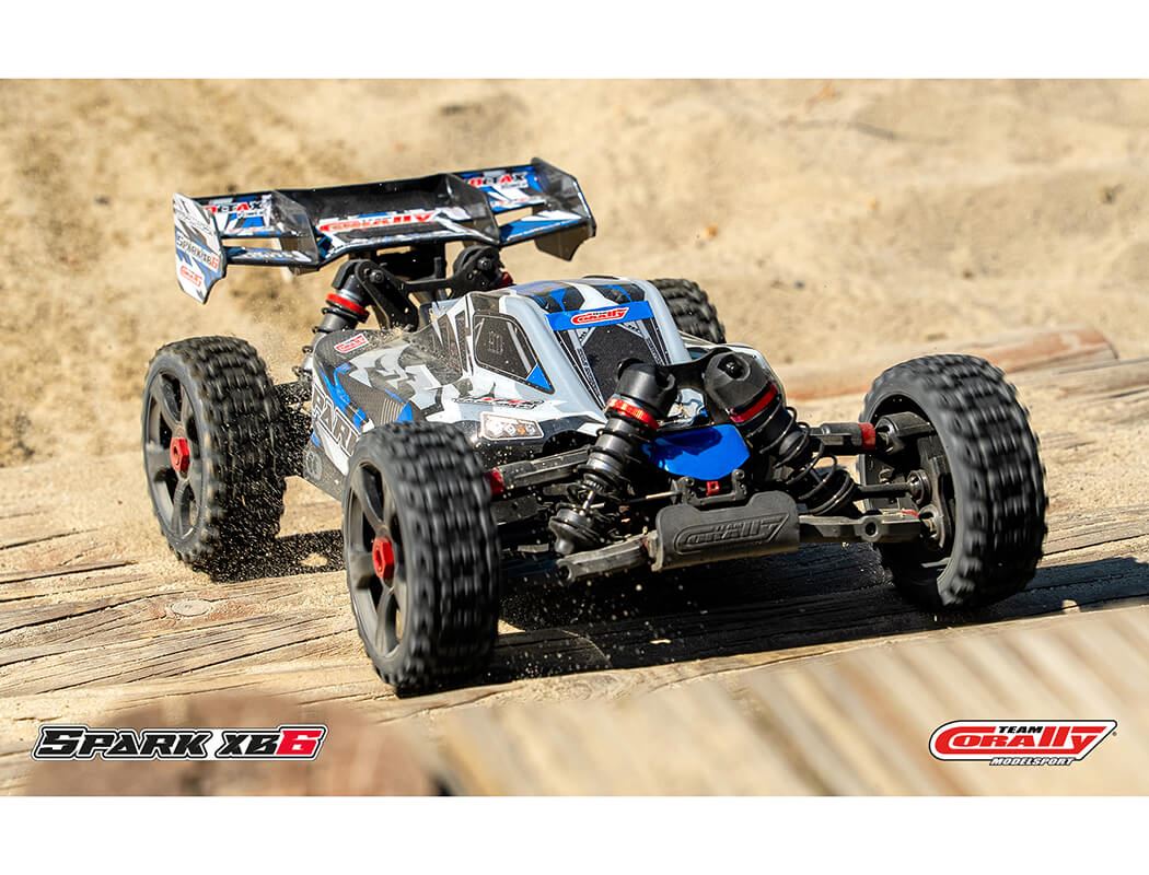 CORALLY SPARK XB6 6S BRUSHLESS BASHER BUGGY RTR - BLUE