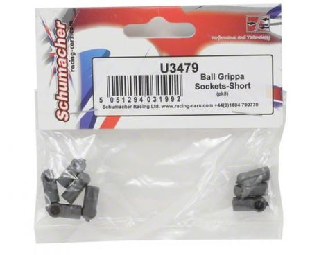 Schumacher Ball Grippa Sockets-Short (pk 8)