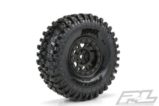 Proline Hyrax 1.9" G8 Tyres On Impulse Blk B/Lock Wheels