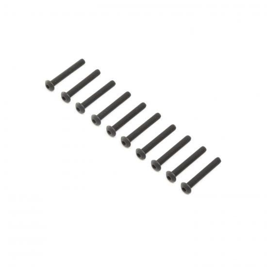 Losi Button Head Screws, Stl, BO, M4 x 30mm (10) (Losi255011)