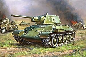 Zvesda 1/72 T34