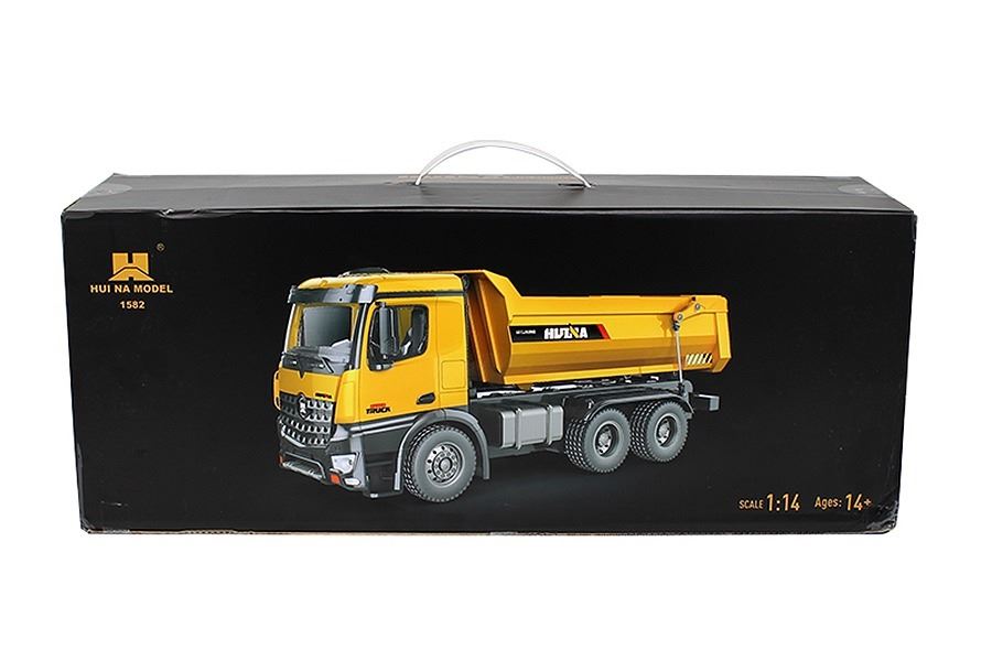 Huina Rc Tipper Dumptruck 2.4G 10Ch W/Die Cast Cab, Dump Bed