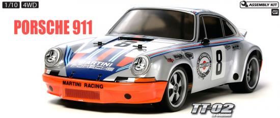 Tamiya Porsche Carrera RSR Martini - TT-02 Kit - 58571