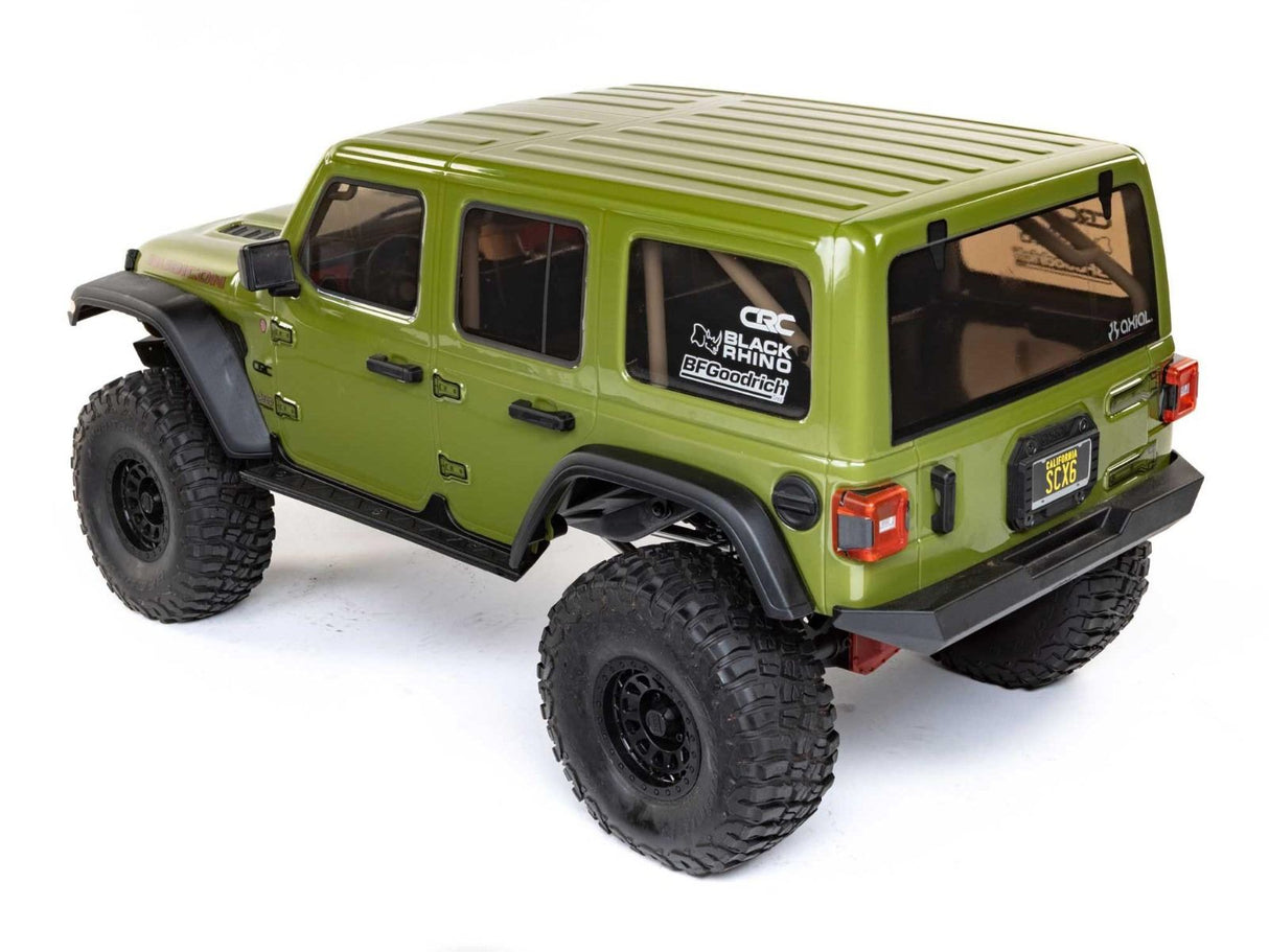 Axial 1/6 SCX6 Jeep JLU Wrangler 4WD Rock Crawler RTR: Green