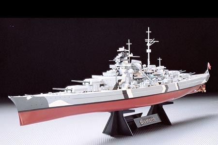 Tamiya Bismarck With Stand