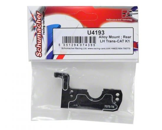 Schumacher Alloy Mount ; Rear LH Trans-CAT K1