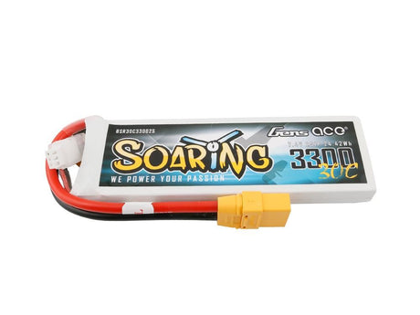 Gens Ace Li-Po 2S 7.4V 3300Mah 30C Soaring With Xt90