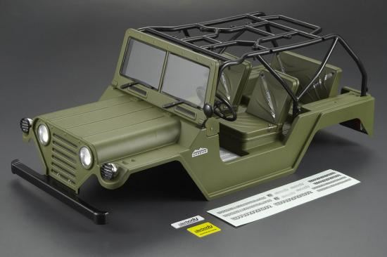 Killer Body Warrior 1/10 Crawler Finished Matte Green Body -