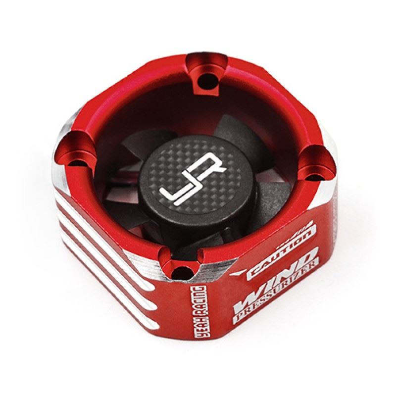 Yeah Racing Aluminum Case 30mm Booster Cooling Fan Red